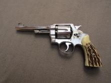 handgun: S&W Model 1917, Revolver, .45, 6 shot, 5.5" barrel, S#80572