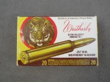 ammo: Weatherby .257wm ammo