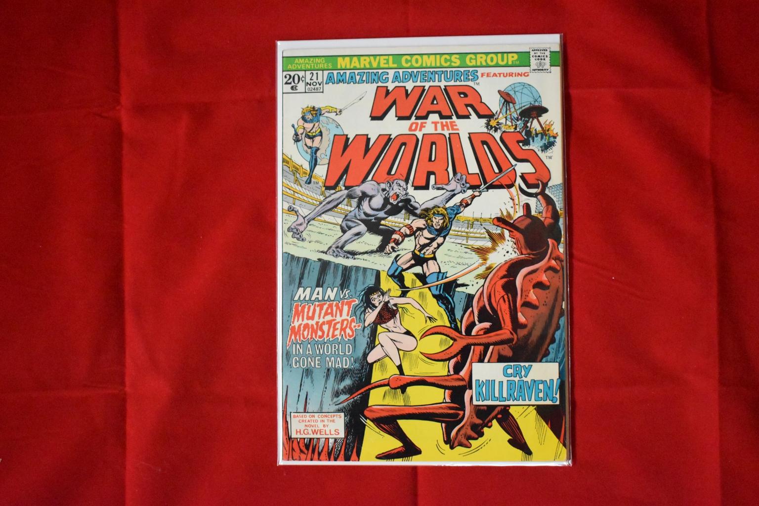 War of the Worlds #21 | 20 cent comic, Cry Killraven!