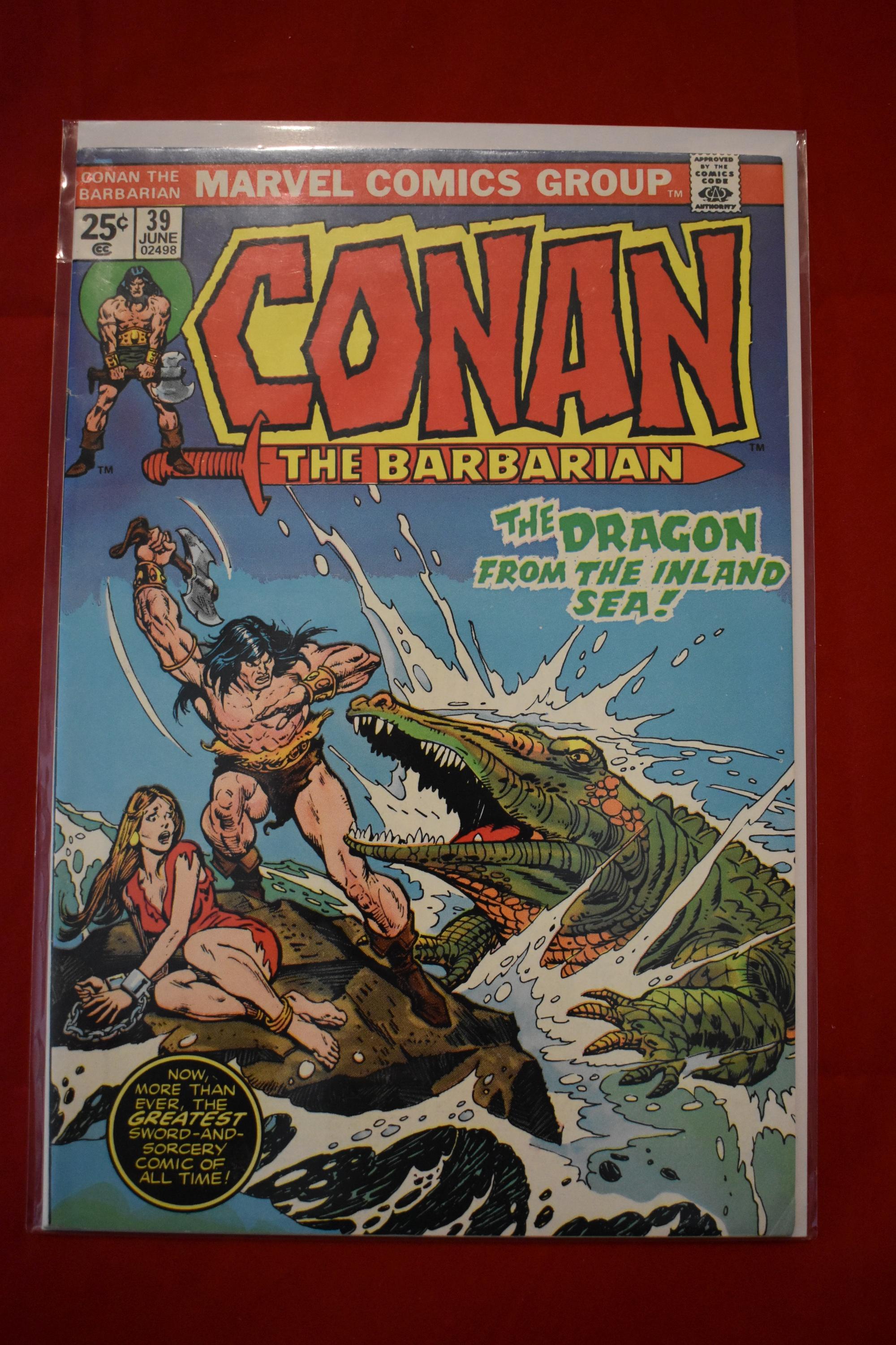 CONAN #39 | EARLY ISSUE IN SOLO SERIES 1974 | COMIC BOOK