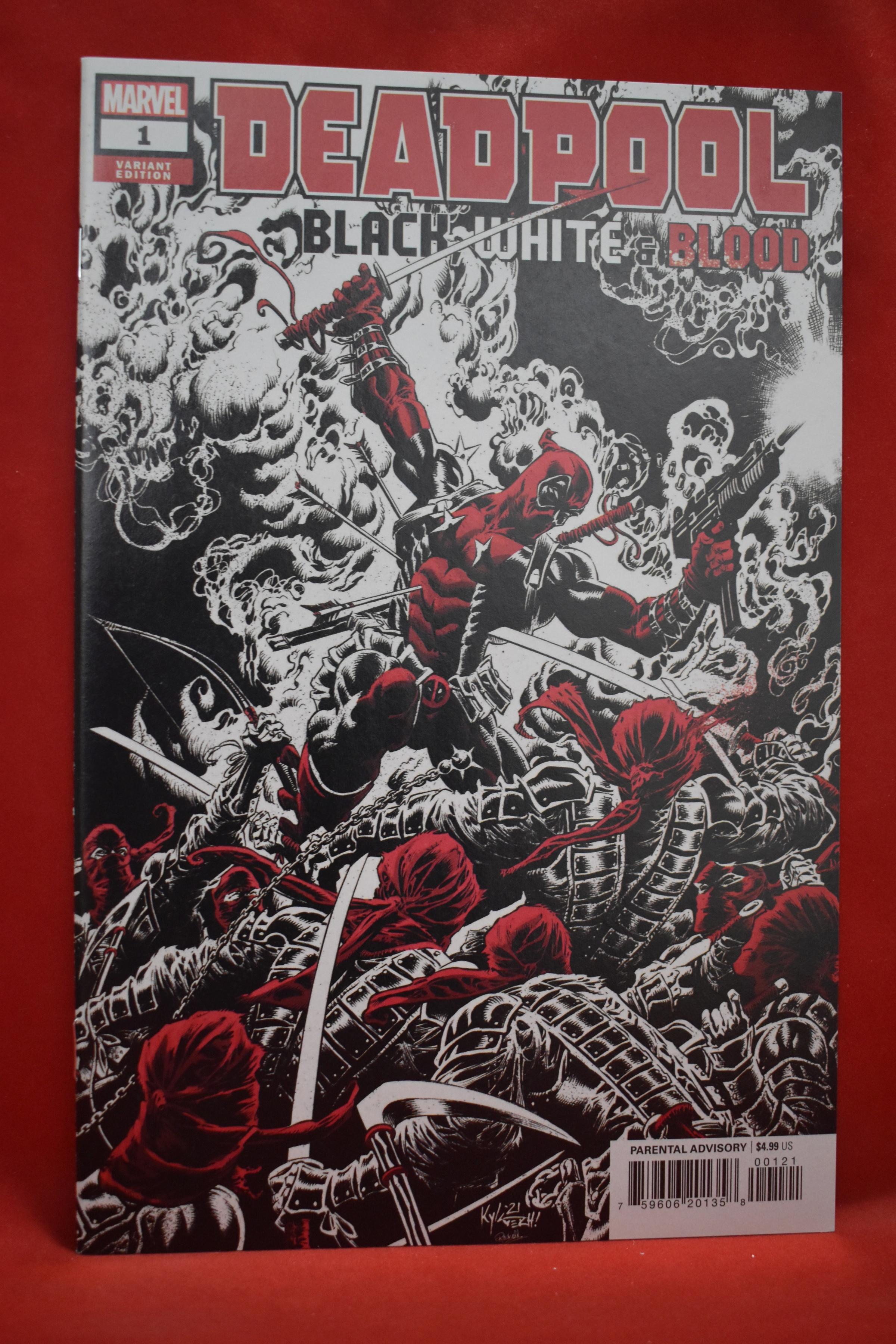 DEADPOOL: BLACK,WHITE & BLOOD #1 | BLACK WHITE AND RED - ANTHOLOGY SERIES - HOTZ VARIANT