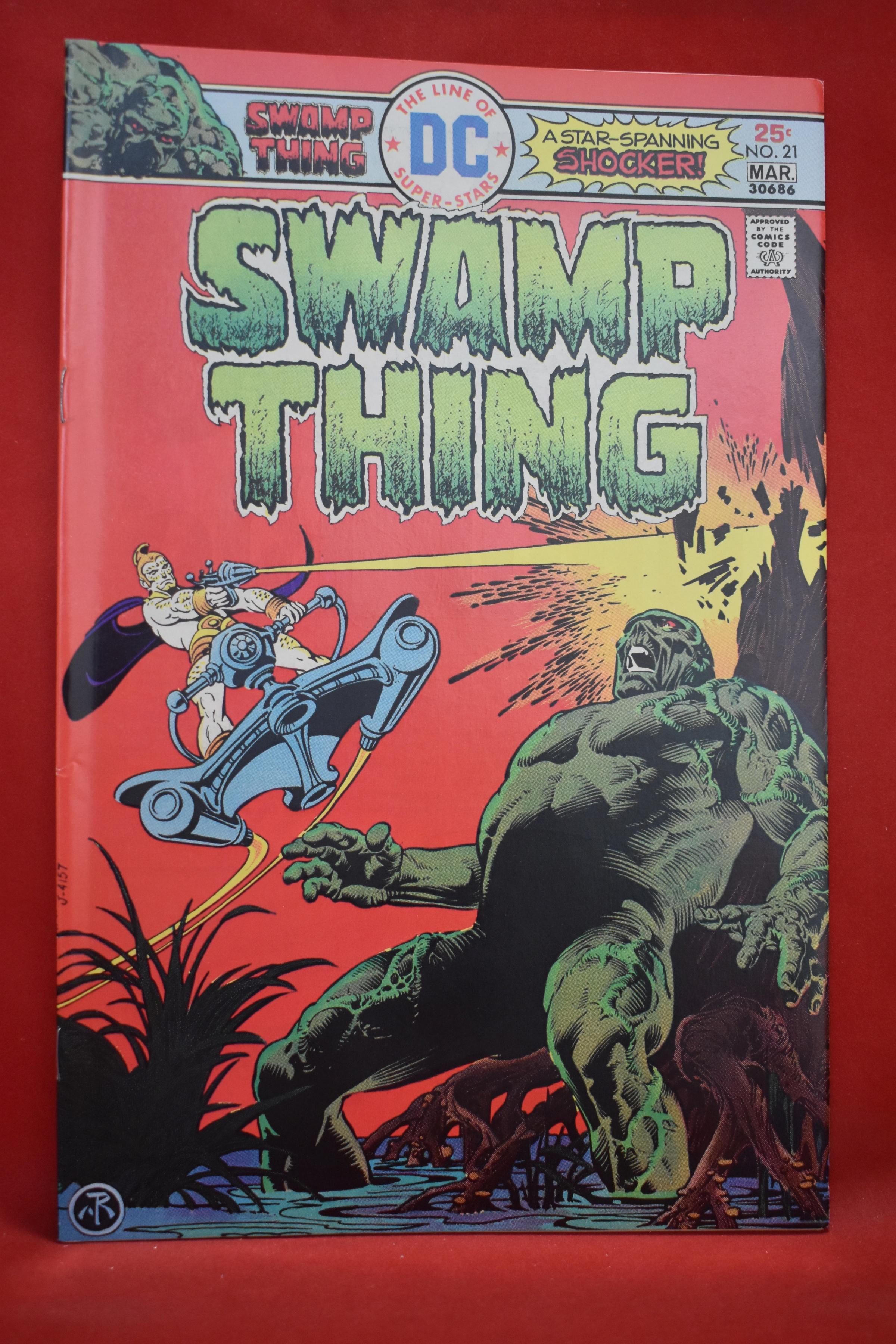 SWAMP THING #21 | THE BATTLE IN SPACE VS SOLUS | REDONDO - 1976