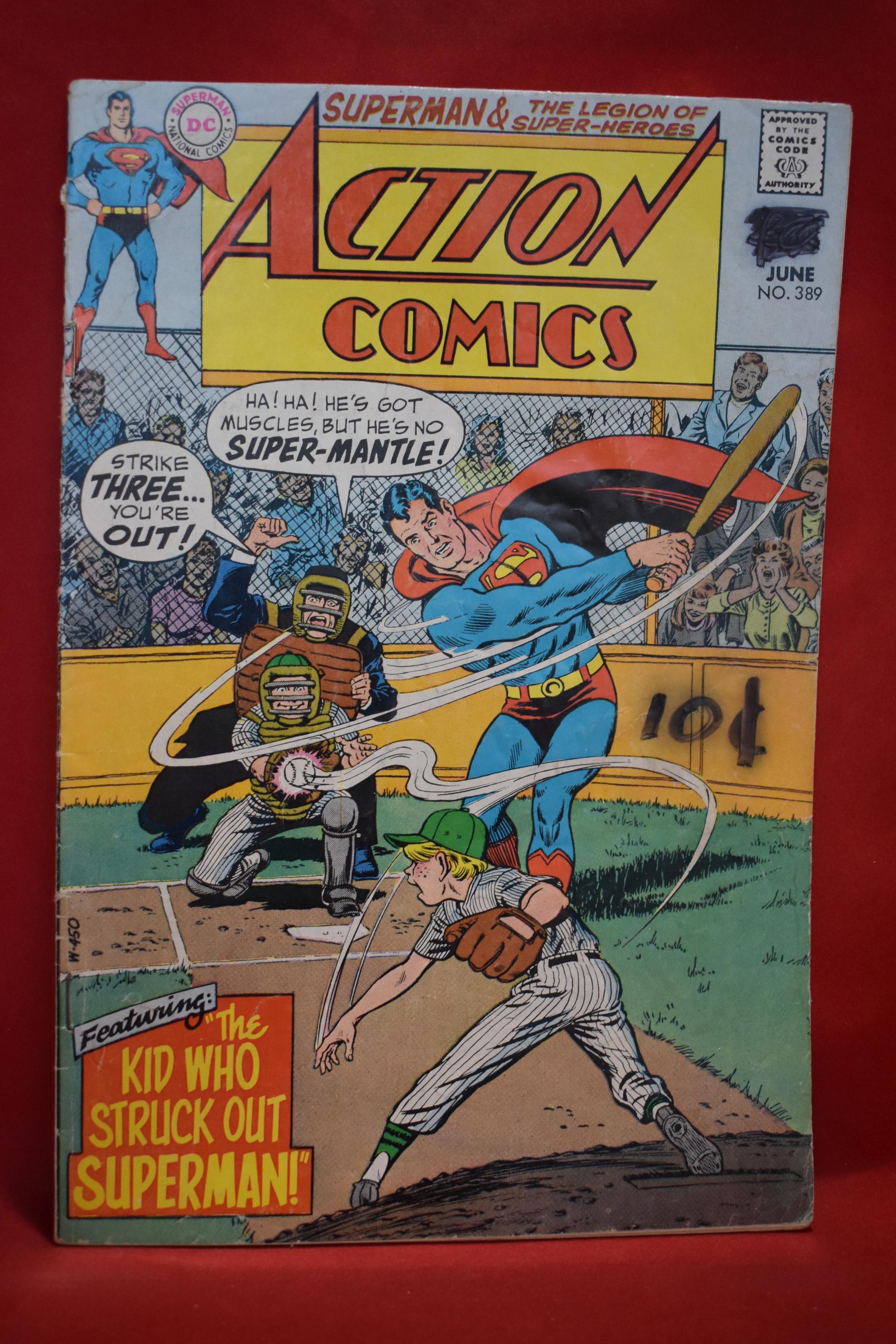 ACTION COMICS #389 | CLASSIC CURT SWAN | *SOLID - BIT OF CREASING - SEE PICS*