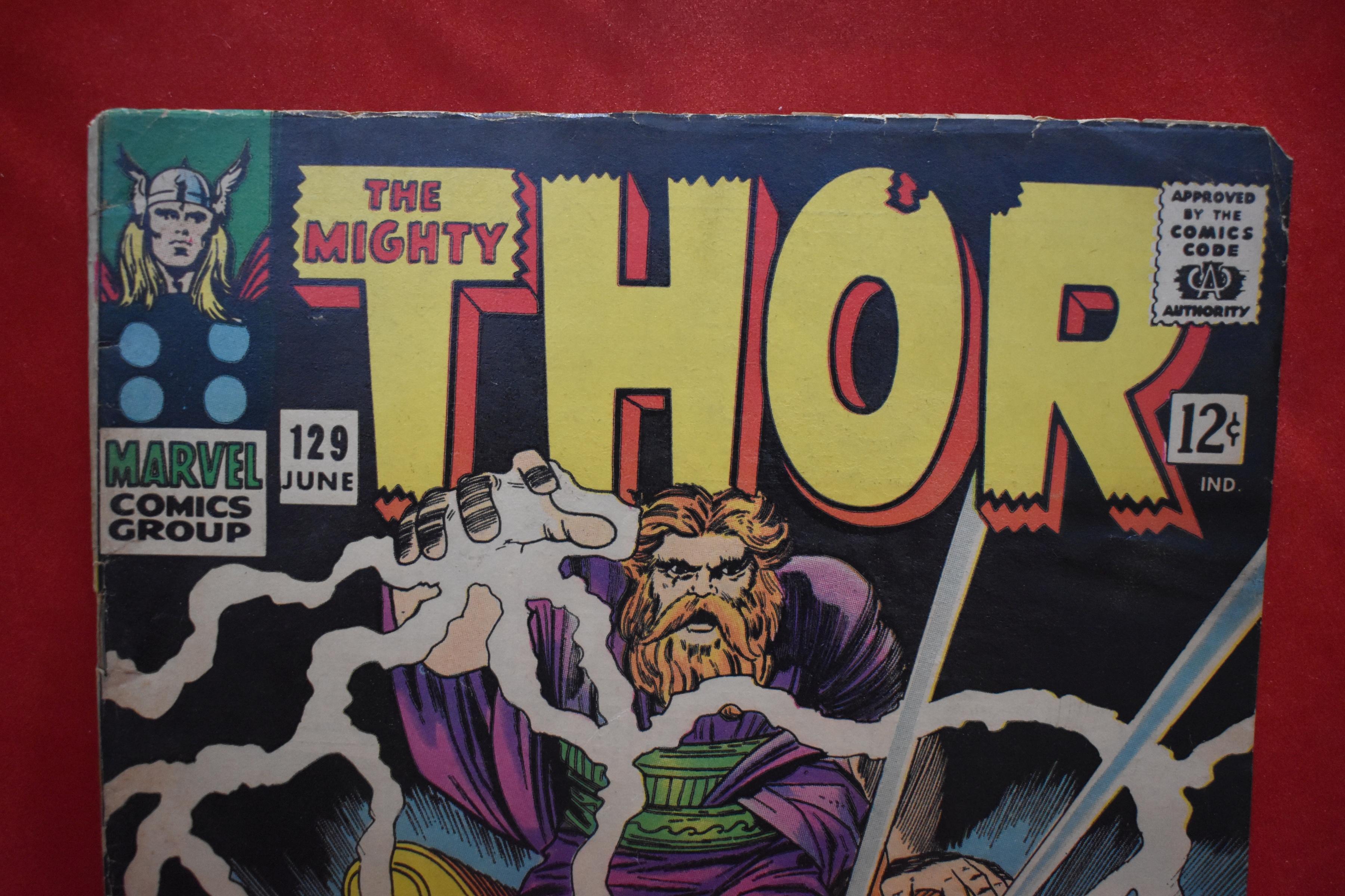 THOR #129 | KEY 1ST ARES, 1ST HERA, 1ST HERMES, 1ST DYONYSIUS | KIRBY AND LEE - 1966