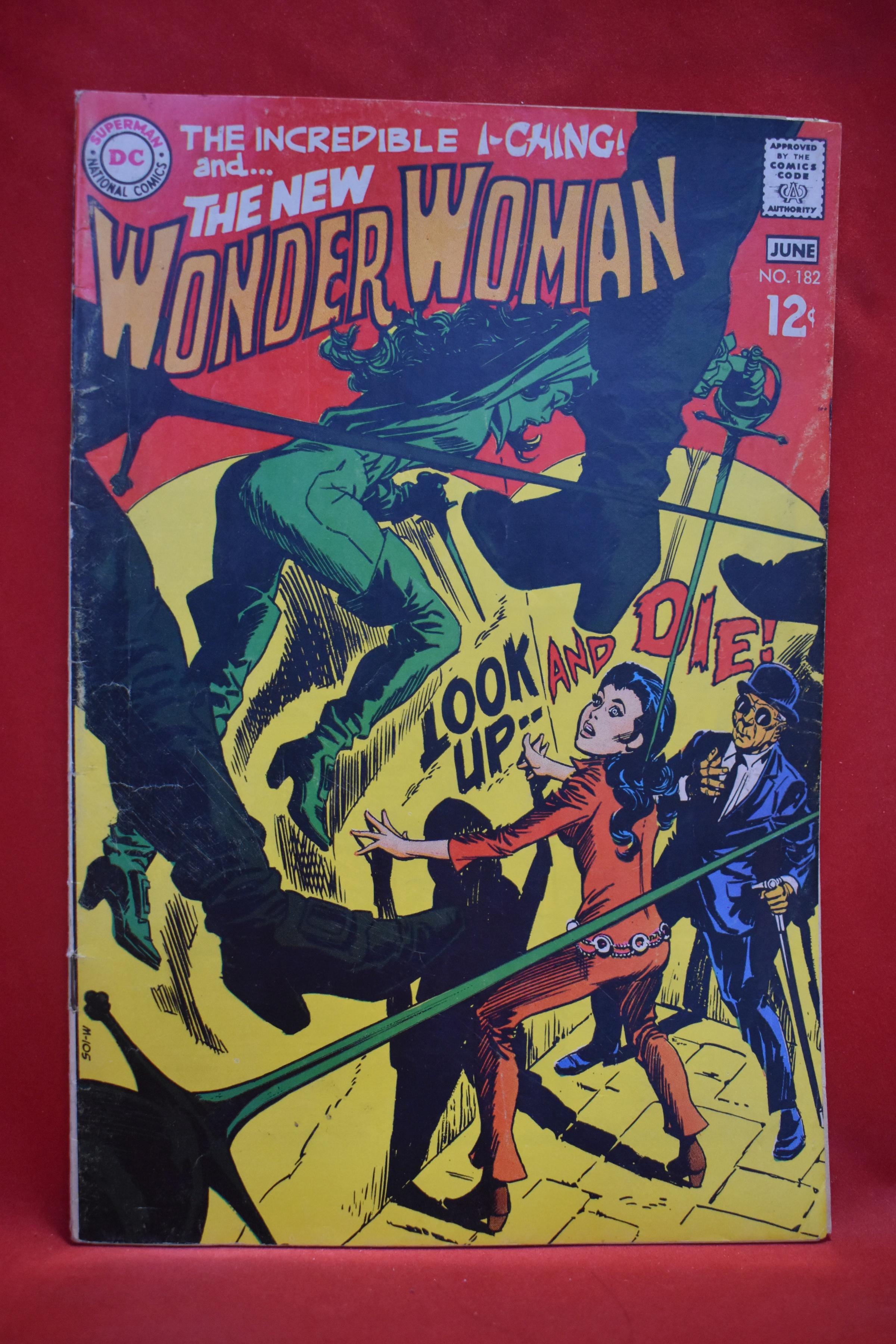 WONDER WOMAN #182 | KEY MIKE SEKOWSKY TAKES OVER AS WRITER/ARTIST - 1969