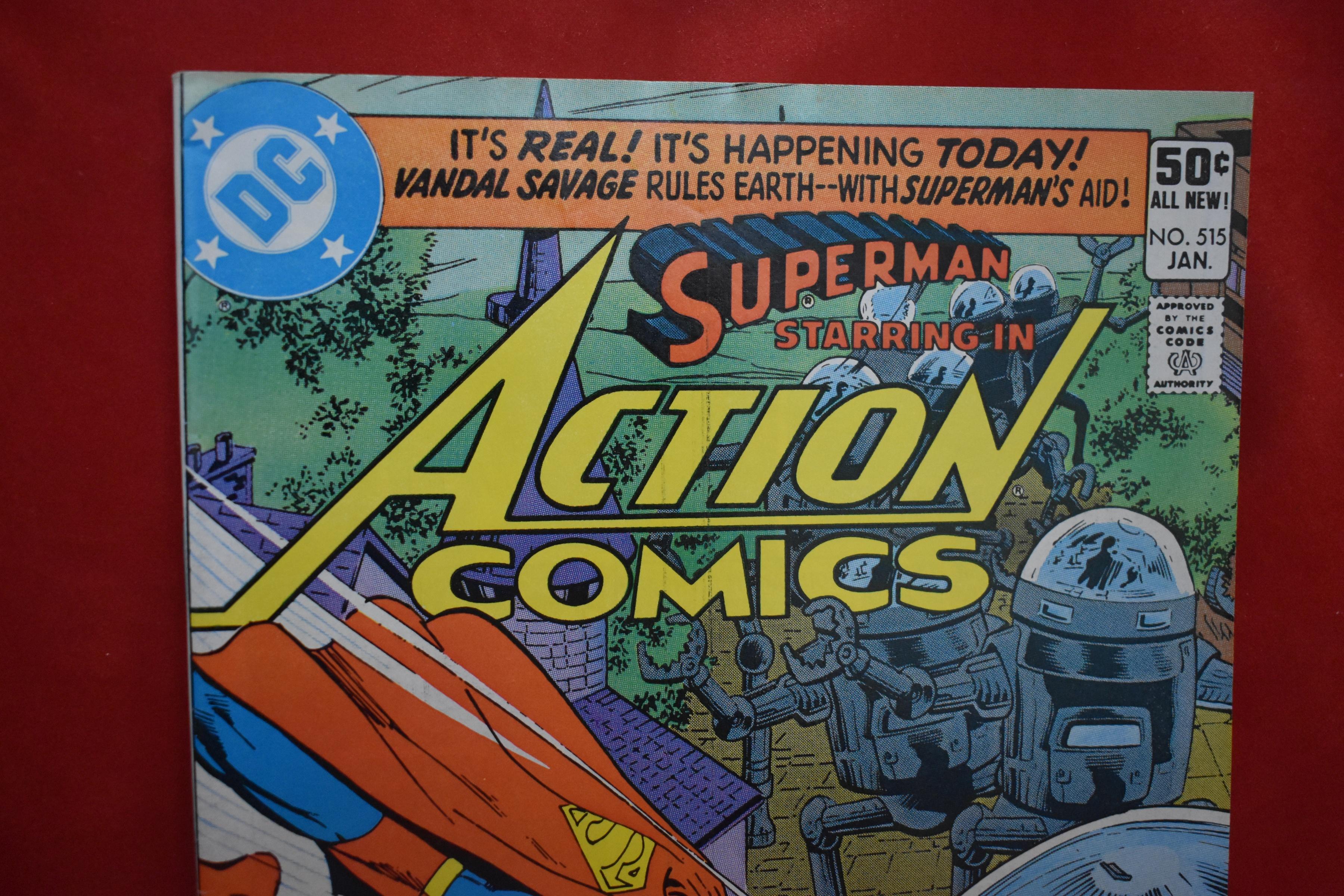 ACTION COMICS #515 | THIS IS MY WORLD.. | RICH BUCKLER - NEWSSTAND