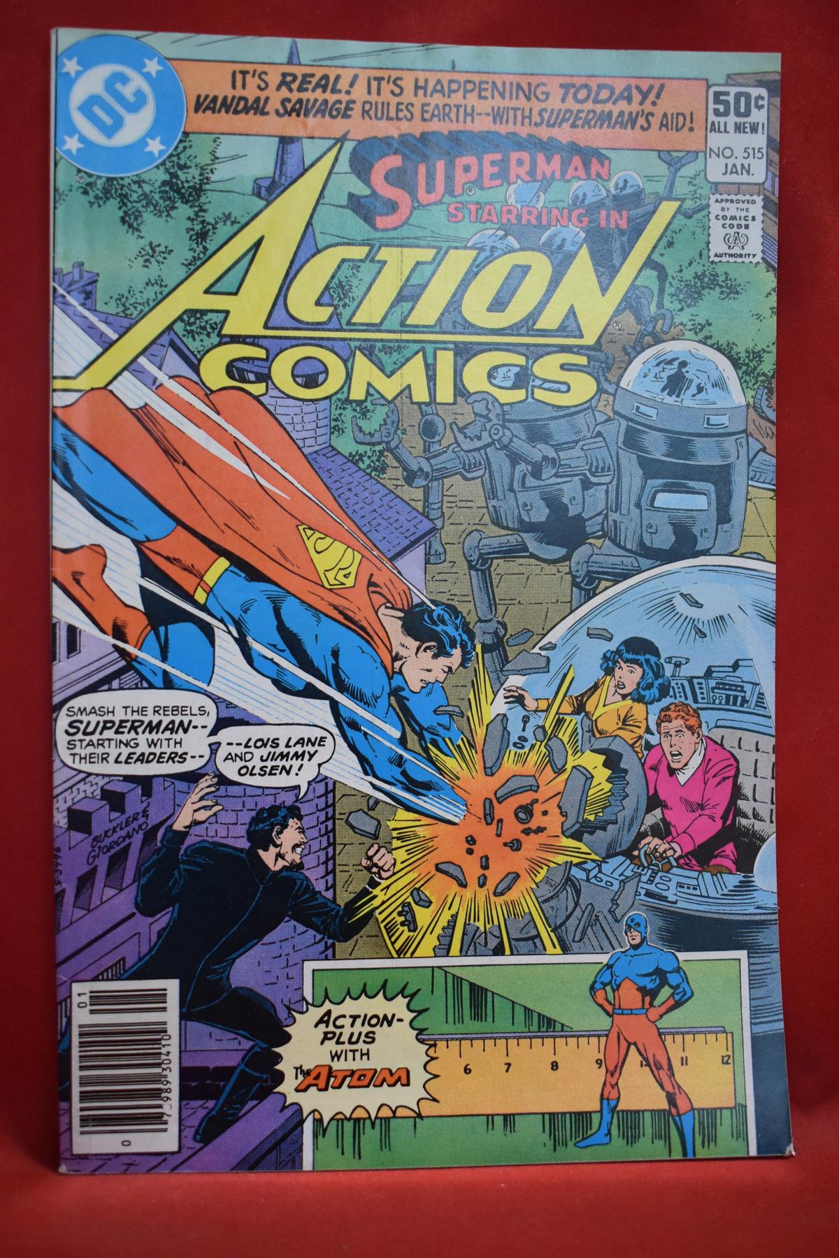 ACTION COMICS #515 | THIS IS MY WORLD.. | RICH BUCKLER - NEWSSTAND