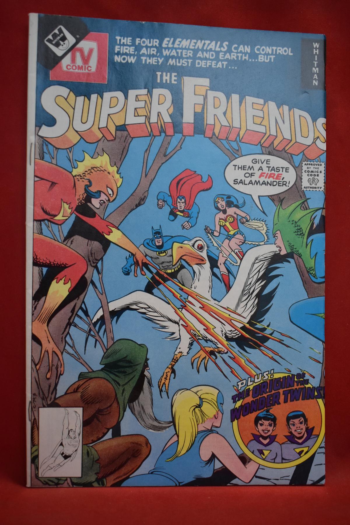 SUPER FRIENDS #14 | KEY ORIGIN OF THE WONDER TWINS - WHITMAN VARIANT!