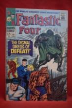 FANTASTIC FOUR #58 | KEY JACK KIRBY COVER ART FEATURING DOCTOR DOOM - 1967 - PRETTY NICE!