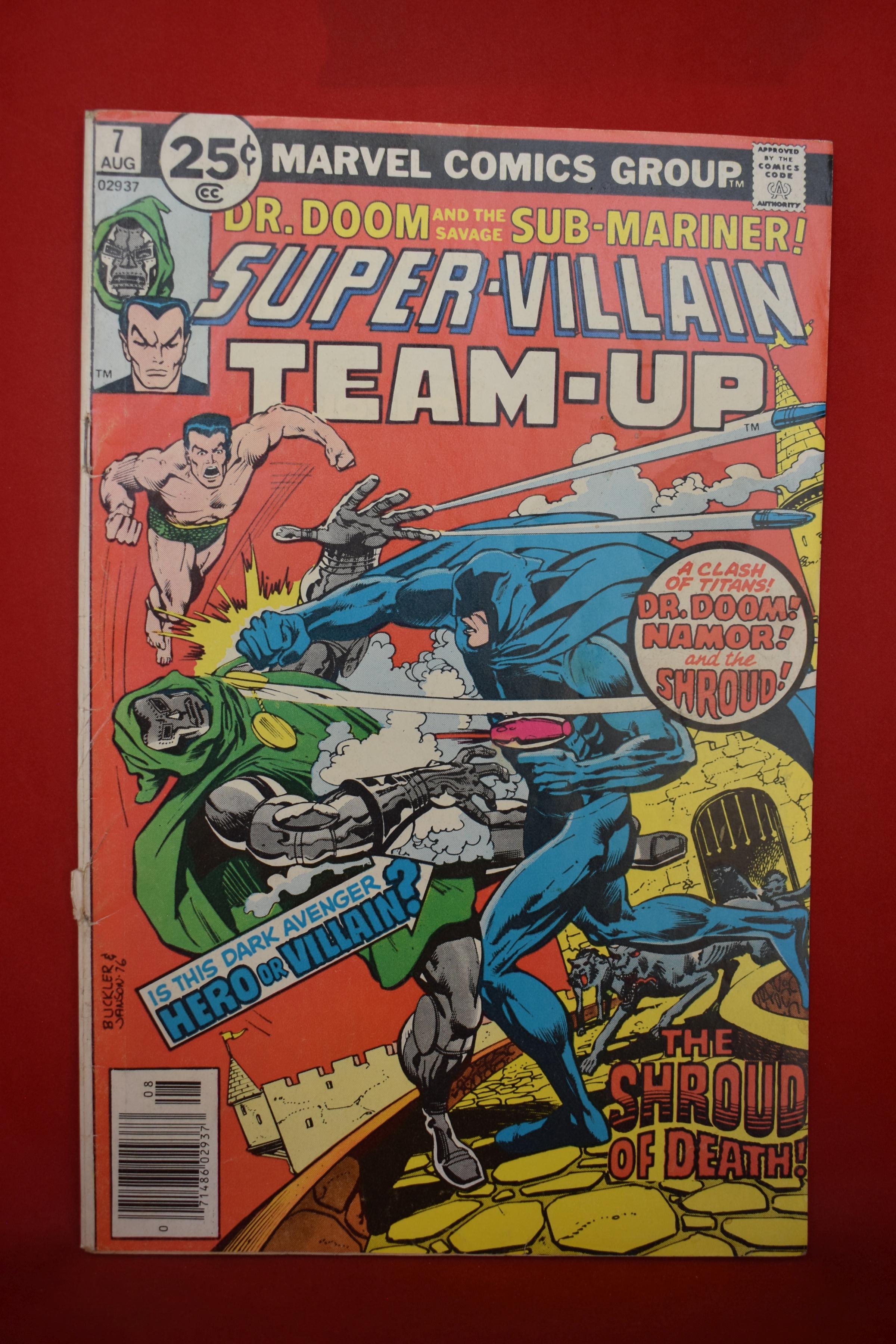 SUPER-VILLAIN TEAM UP #7 | ORIGIN OF THE SHROUD! | RICH BUCKLER - 1976