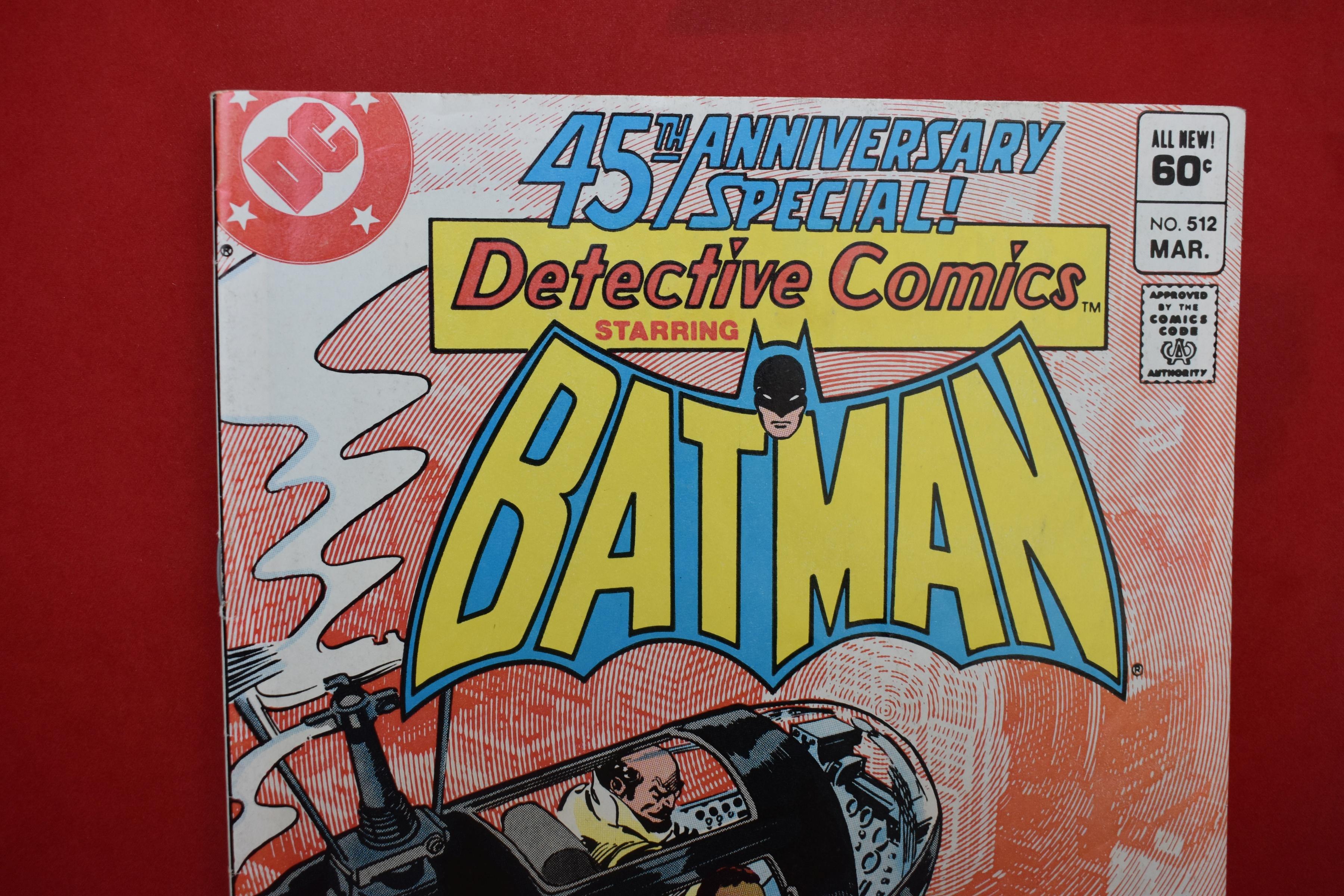 DETECTIVE COMICS #512 | THE FATAL PRESCRIPTION FOR DR DEATH! | GENE COLAN - NEWSSTAND