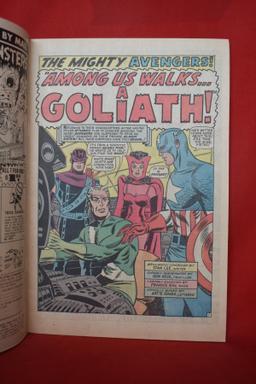 AVENGERS #28 | KEY 1ST APP OF THE COLLECTOR, HANK PYM BECOMES GOLIATH! | KIRBY & LEE - NICE BOOK!