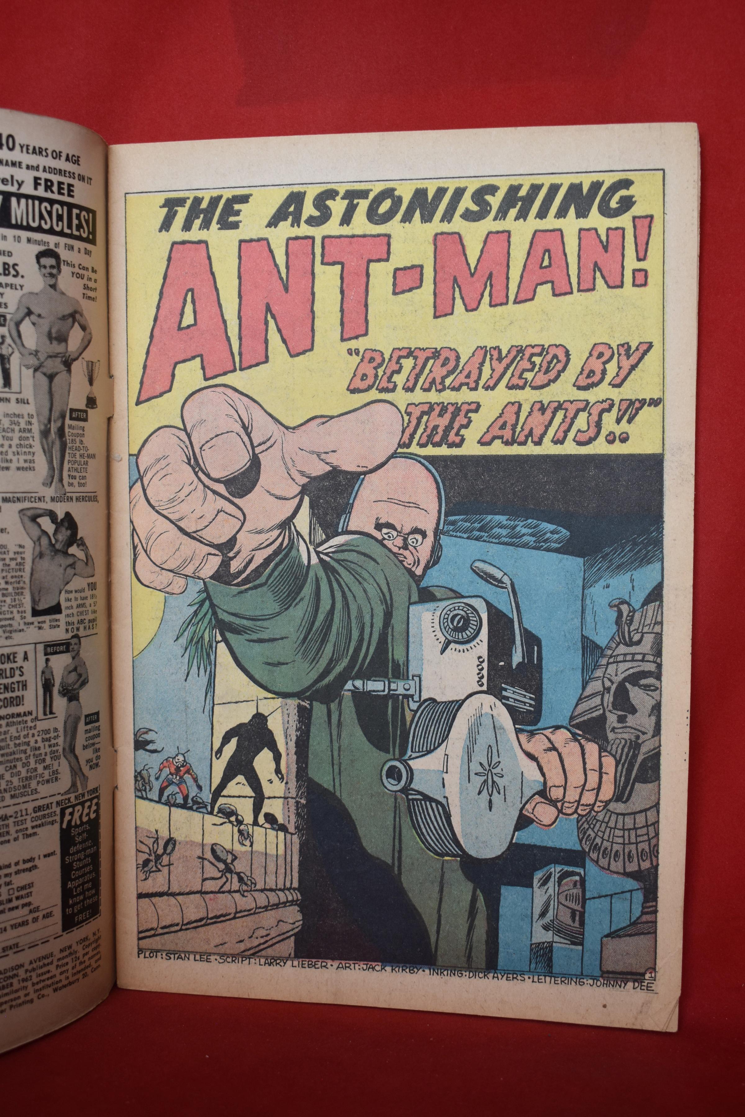 TALES TO ASTONISH #38 | KEY 1ST APP OF EGGHEAD, 4TH APP OF ANT-MAN! | LEE & KIRBY - 1962 - SOLID!