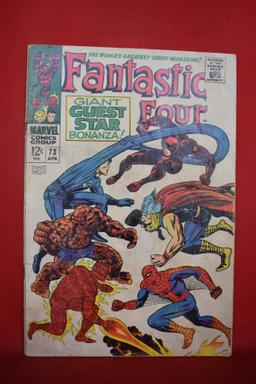 FANTASTIC FOUR #73 | KEY ICONIC JACK KIRBY COVER - 1968 | *PRETTY SOLID - SEE PICS*