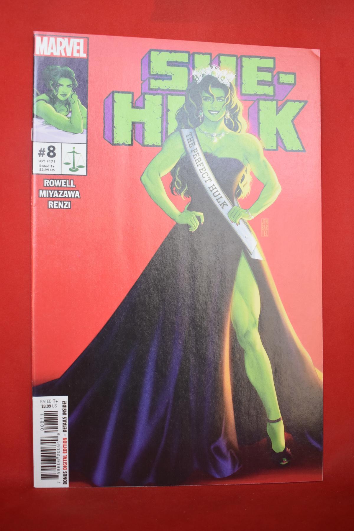 SHE-HULK #8 | THE PERFECT HULK! | JEN BARTEL COVER ART