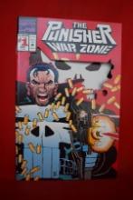 PUNISHER WAR ZONE #1 | 1ST ISSUE - ROMITA JR DIE CUT WRAPAROUND COVER