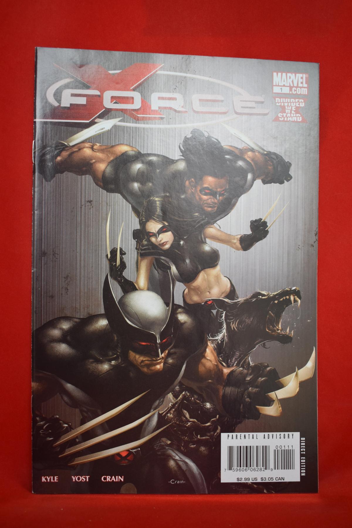 X-FORCE #1 | 1ST ISSUE NEW TEAM: WOLVERINE, X-23, WARPATH, 1ST ELI BARD | CLAYTON CRAIN