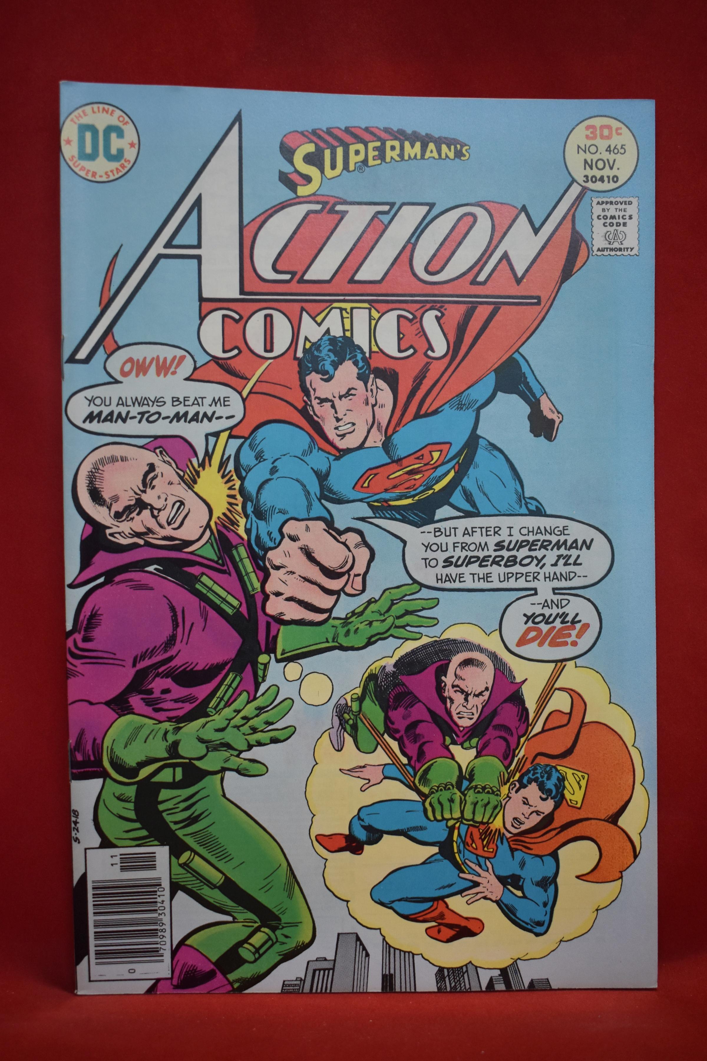 ACTION COMICS #465 | LEX LUTHOR - THINK YOUNG AND DIE | BOB OKSNER - 1976