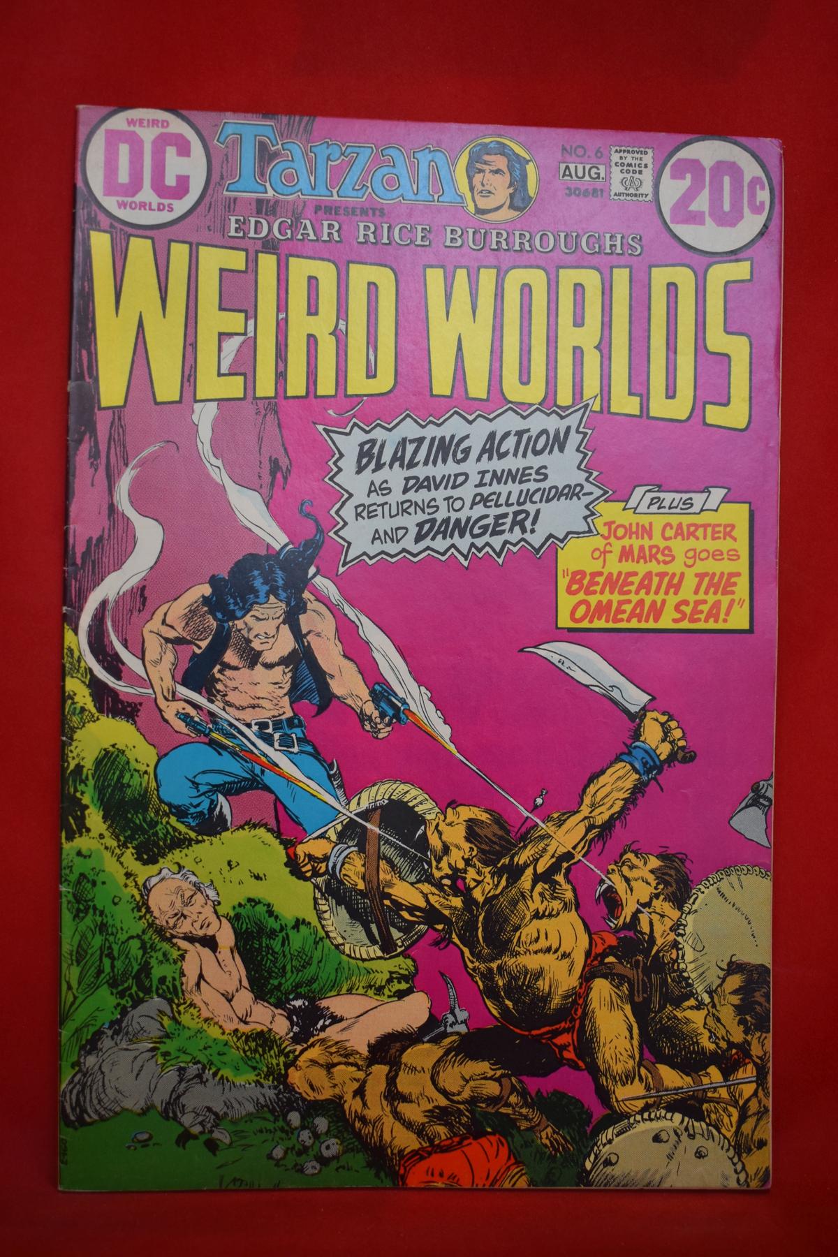 WEIRD WORLDS #6 | JOHN CARTER - BENEATH THE OMEAN SEA | MIKE KALUTA & JACK ADLER - 1973