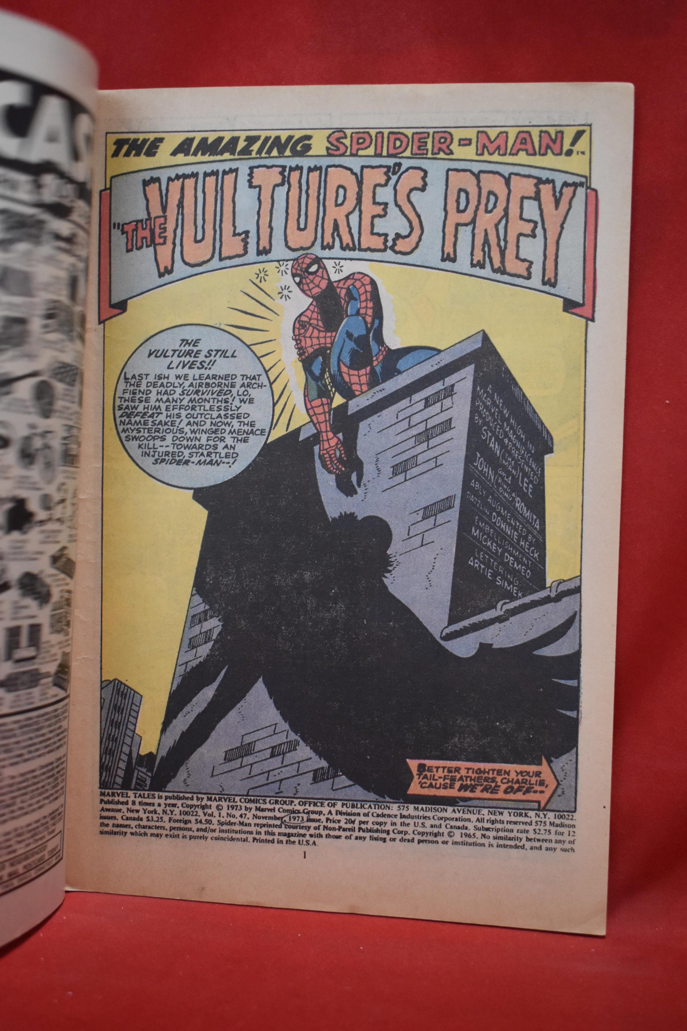 MARVEL TALES #47 | THE VULTURES PREY! | JOHN ROMITA SR - 1973