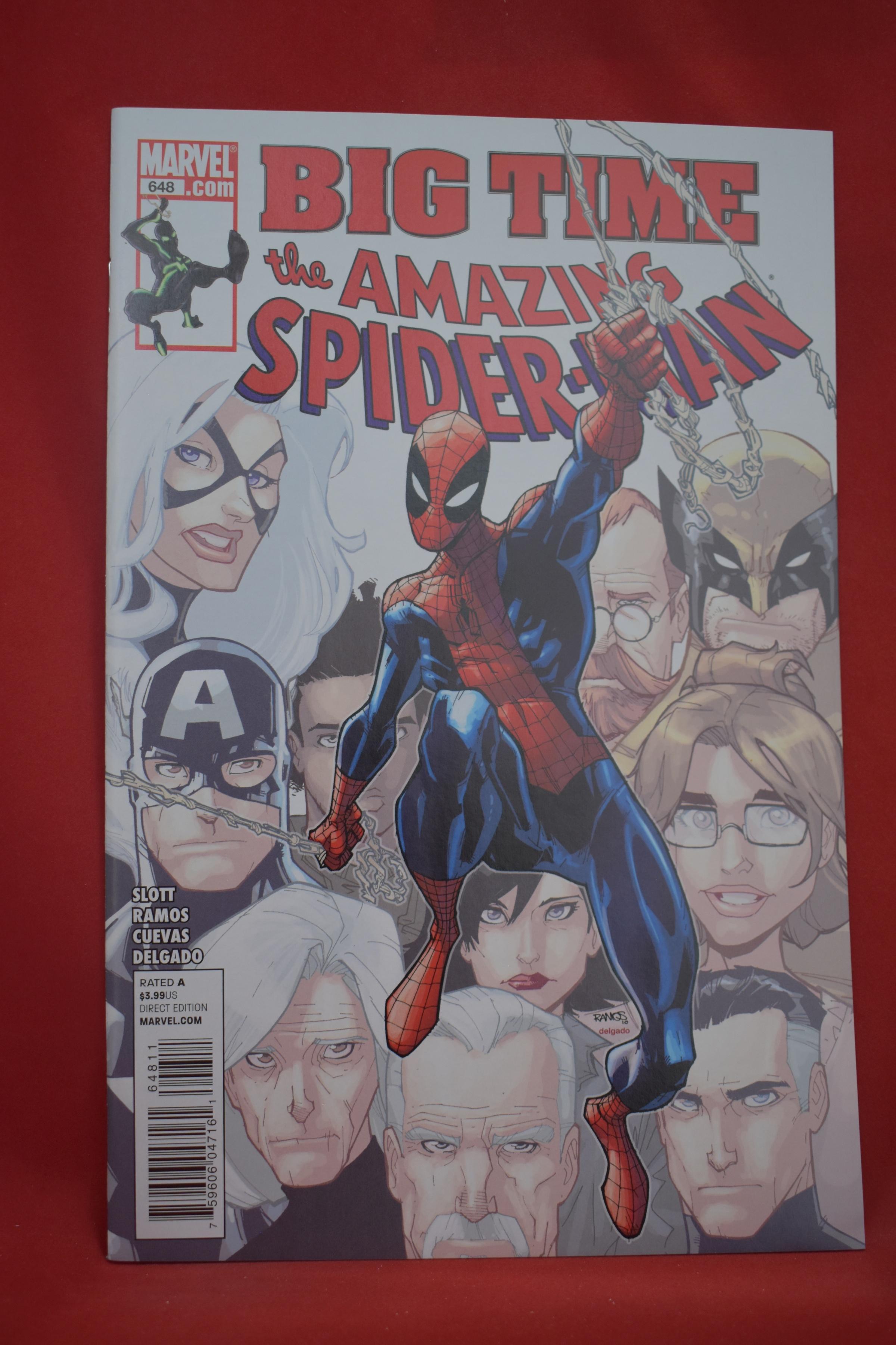 AMAZING SPIDERMAN #648 | INTRODUCTION OF REVERBIUM | BIG TIME - RAMOS COVER ART