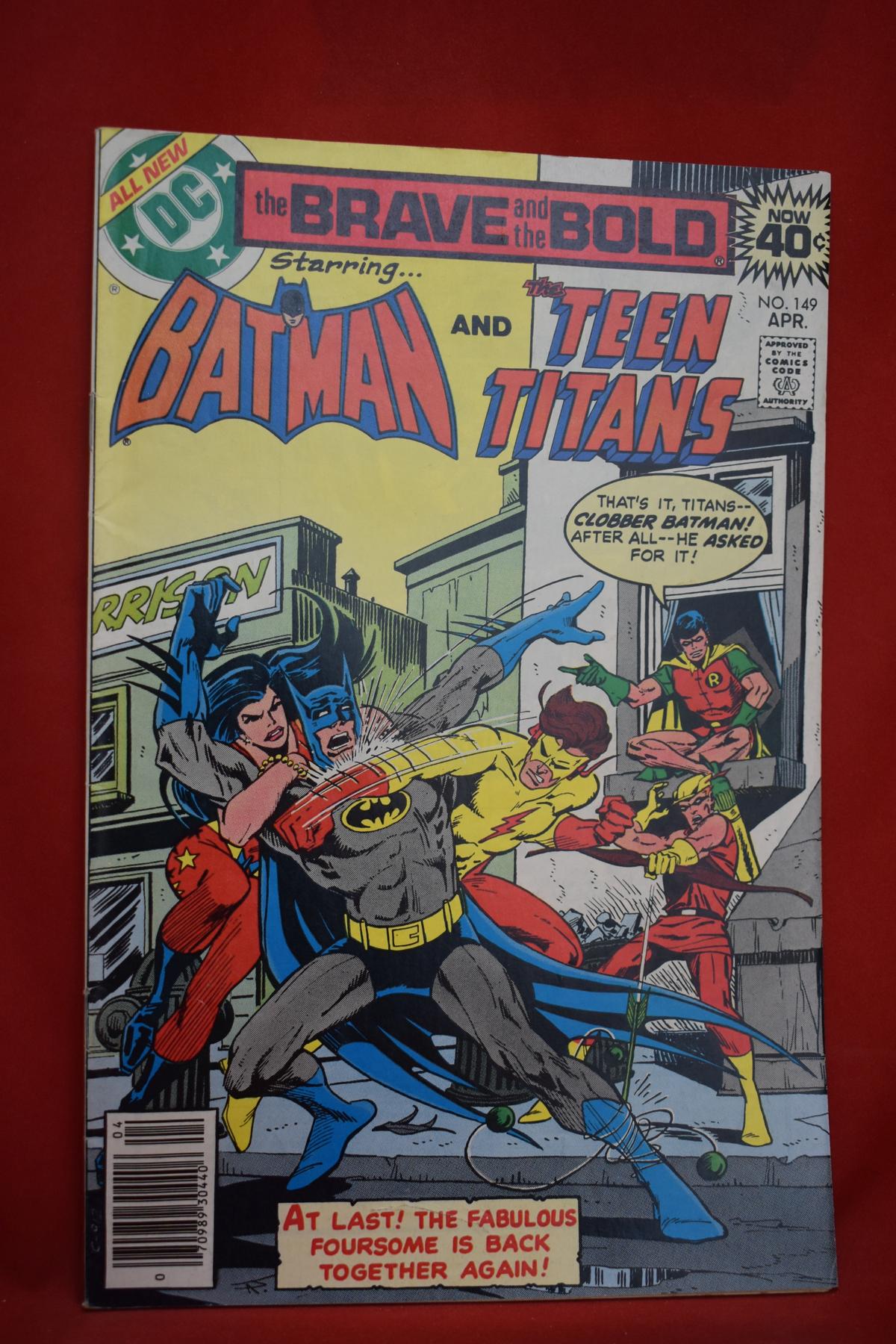 BRAVE AND THE BOLD #149 | BATMAN AND THE TEEN TITANS | JIM APARO - 1979