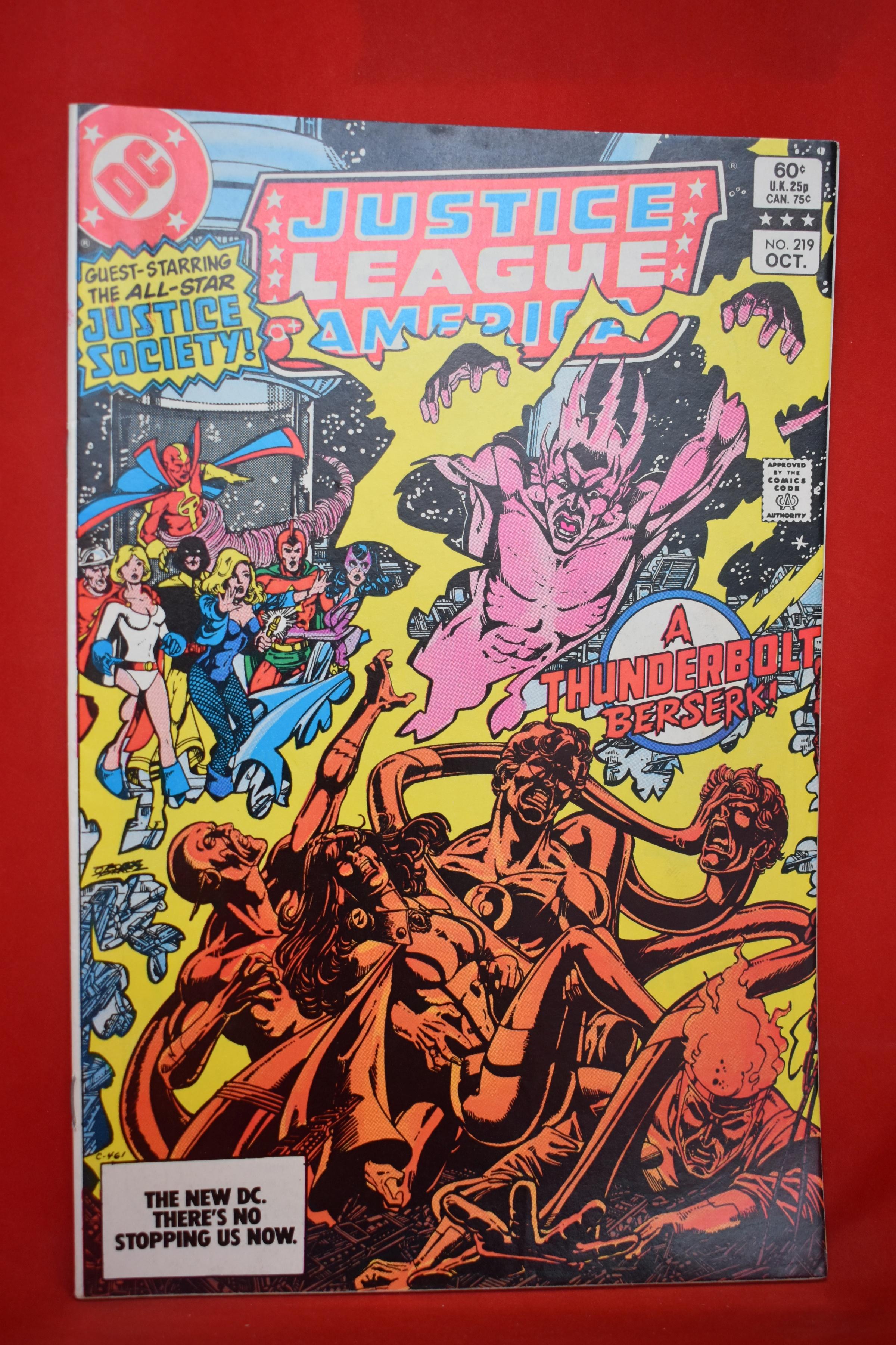 JUSTICE LEAGUE #219 | CRISIS IN THE THUNDERBOLT DIMENSION! | GEORGE PEREZ - 1983