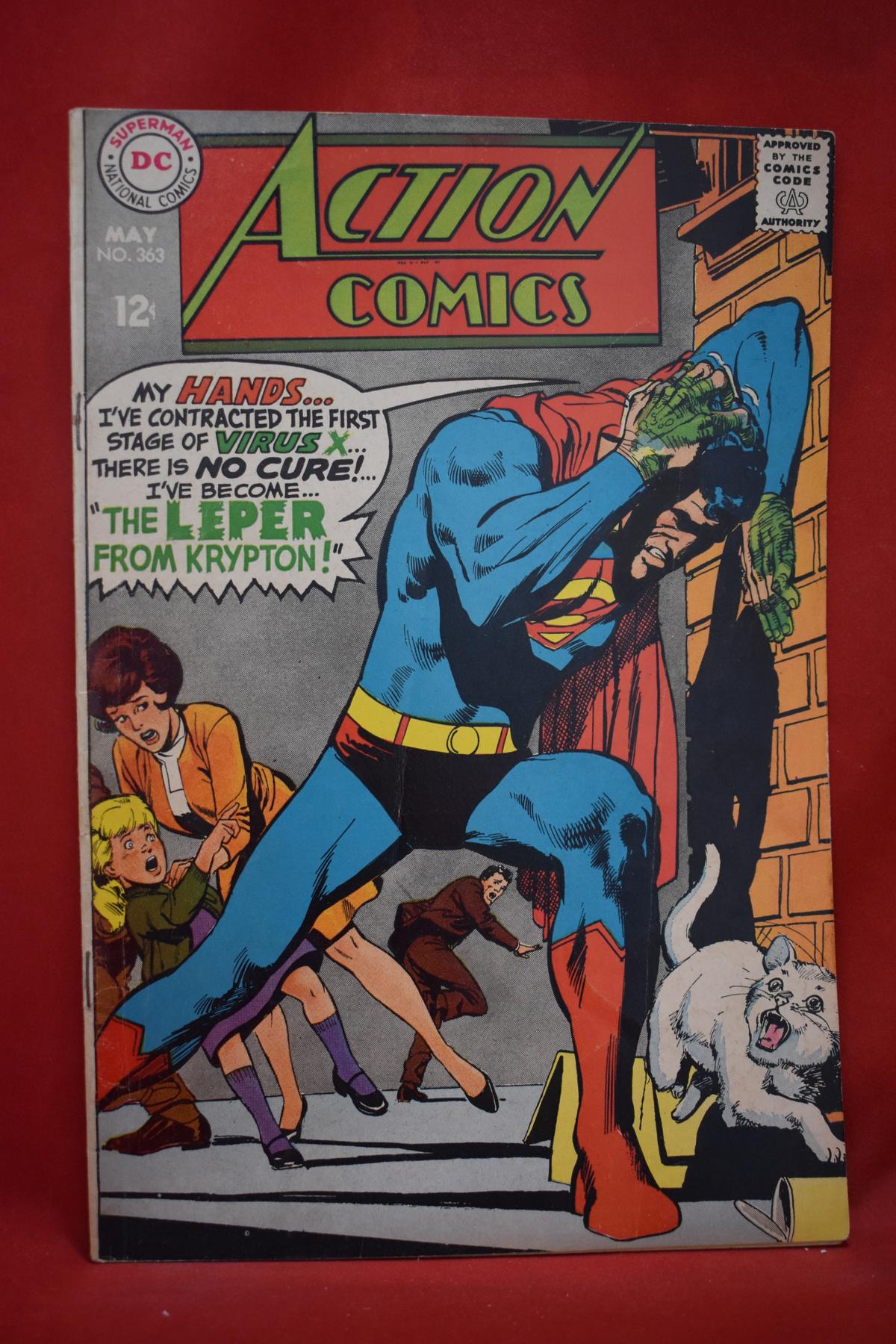 ACTION COMICS #363 | ICONIC NEAL ADAMS COVER - 1968