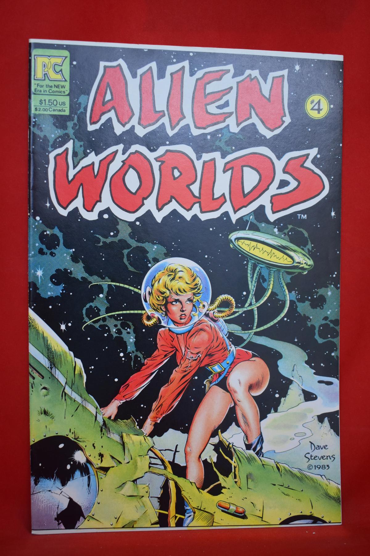 ALIEN WORLDS #4 | KEY CLASSIC DAVE STEVEN COVER ART