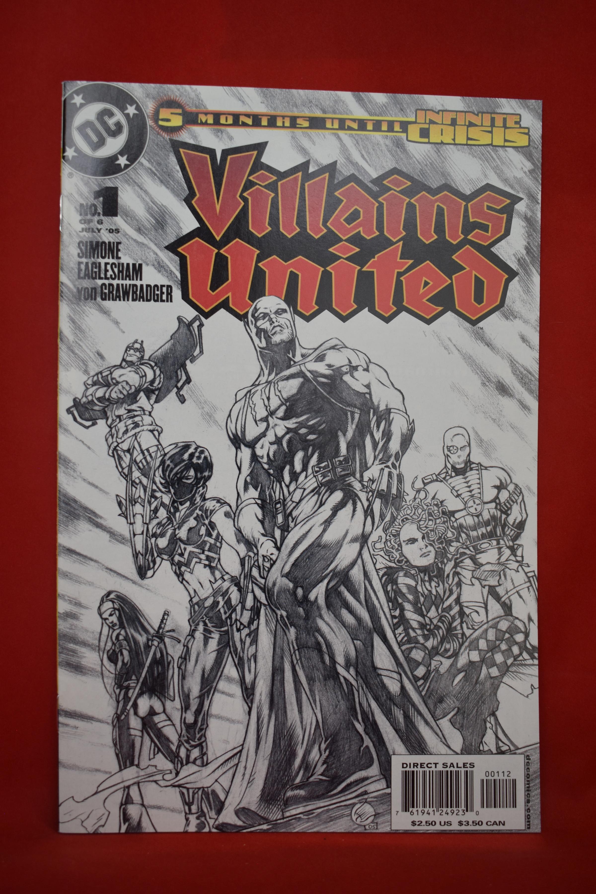 VILLAINS UNITED #1 | SECRET SIX SKETCH VARIANT