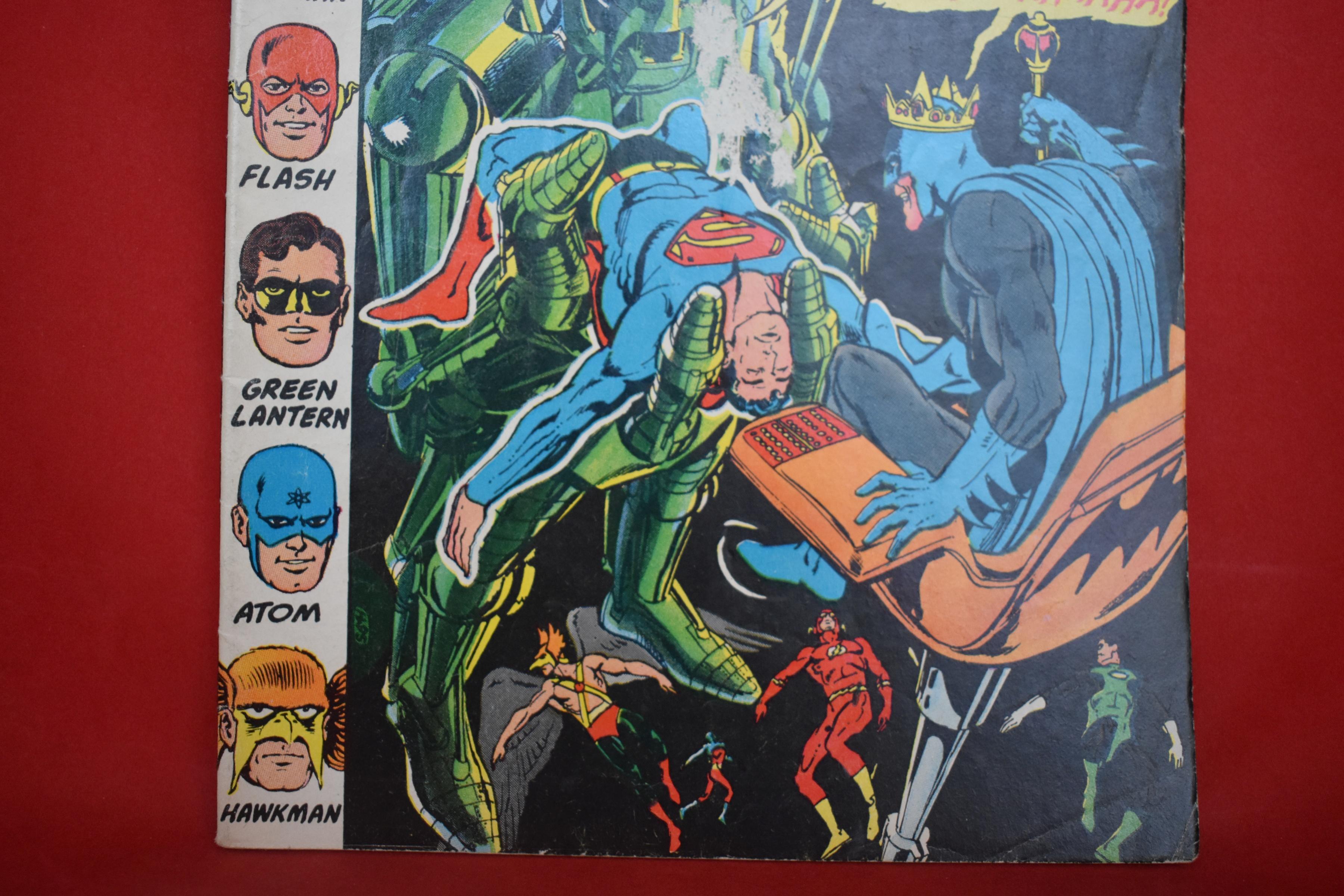 JUSTICE LEAGUE #87 | 1ST APP OF HEROES OF ANGOR | *VERY SOLID - BIT OF COVER DAMAGE - SEE PICS*