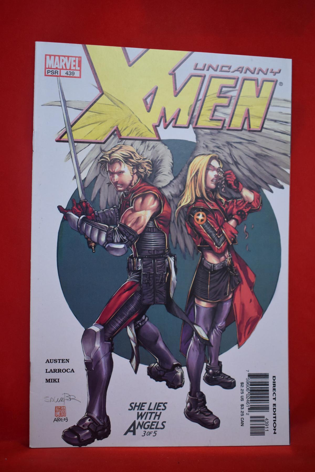 UNCANNY X-MEN #439 | SHE LIES WITH ANGELS! | SALVADOR LARROCA COVER ART