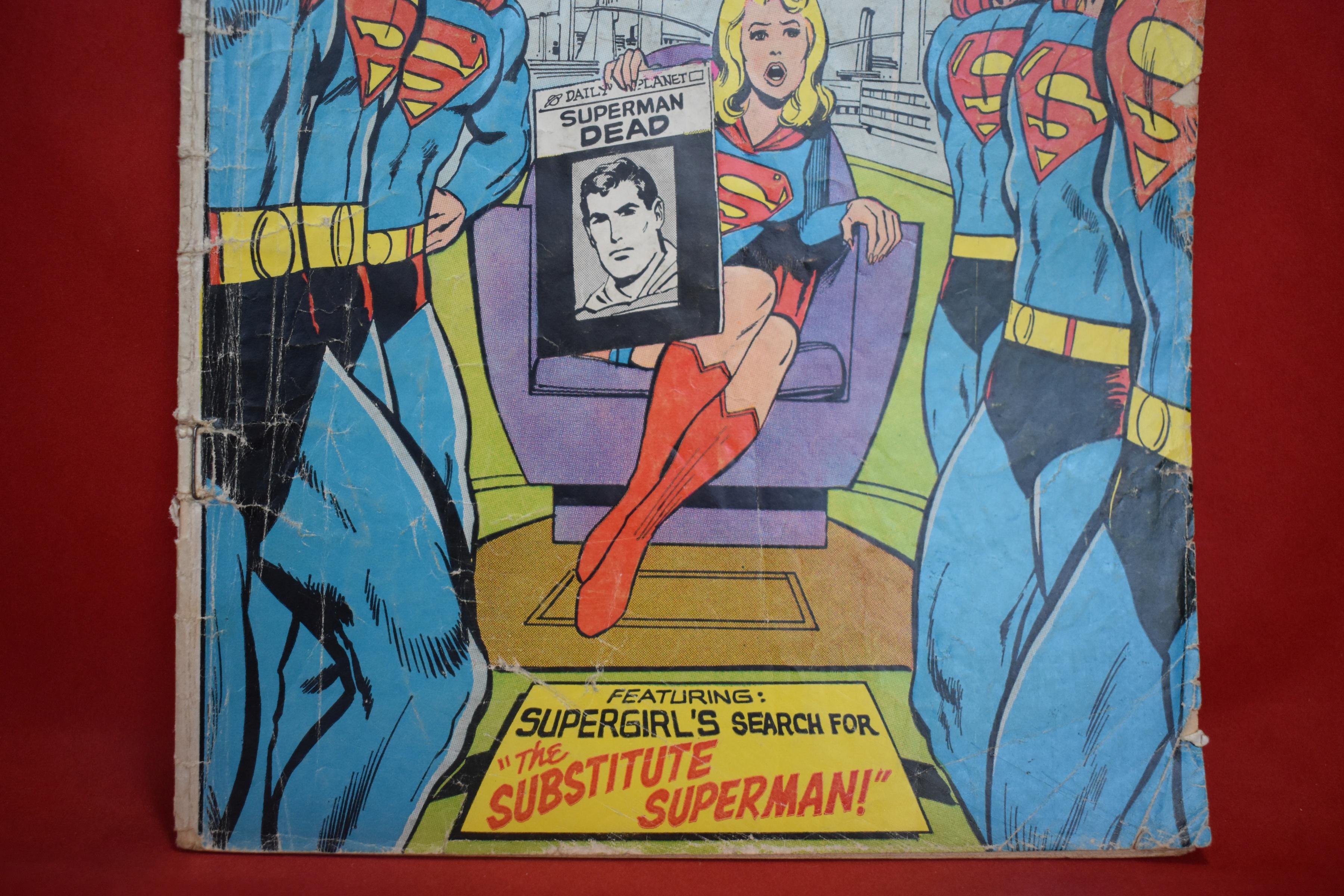 ACTION COMICS #366 | SUBSTITUTE SUPERMAN - NEAL ADAMS - 1968 | *CREASING - WEAR - SEE PICS*