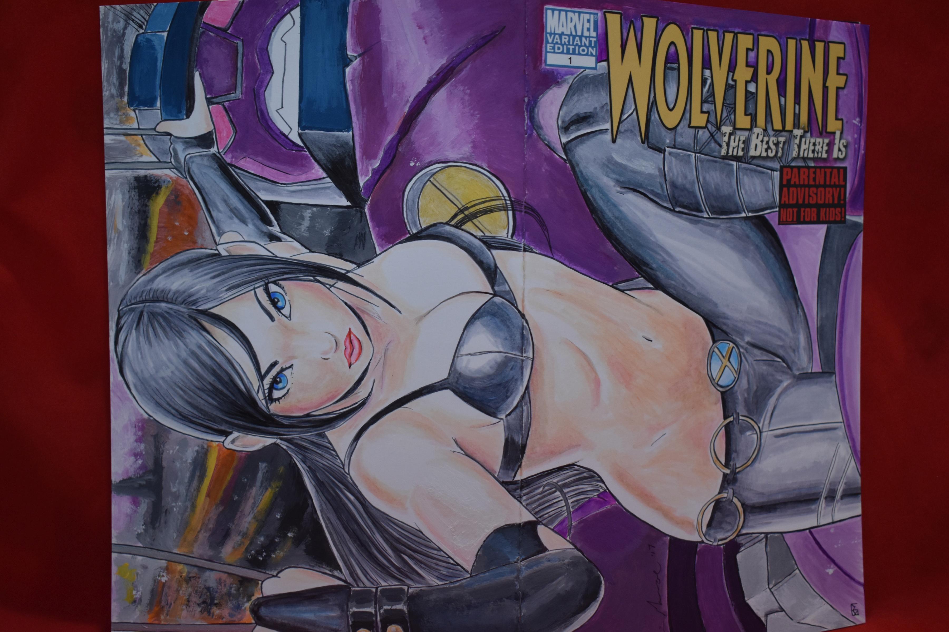 WOLVERINE: THE BEST THERE IS #1 | X-23 CUSTOM WRAPAROUND ART COVER