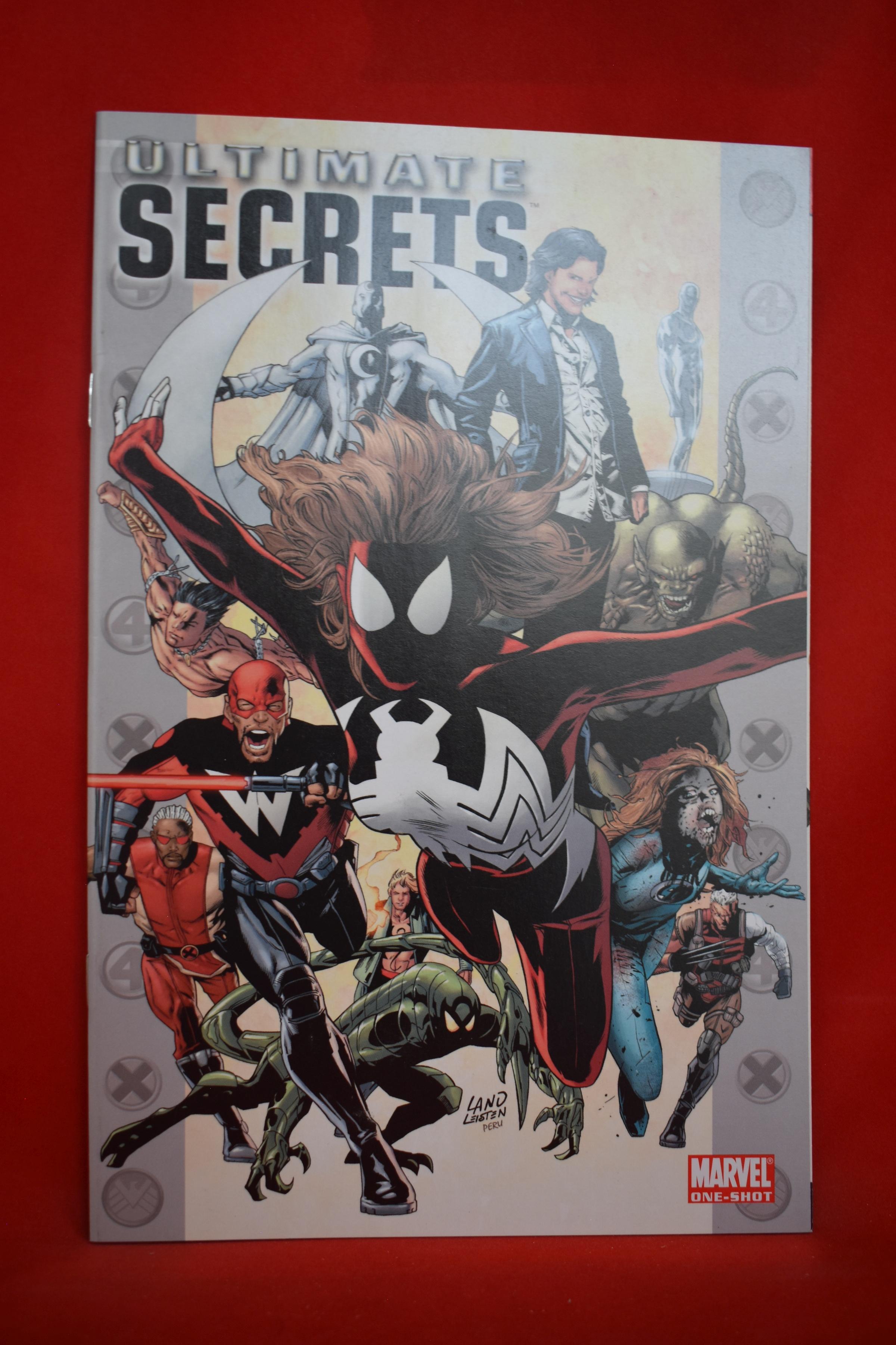 ULTIMATE SECRETS #1 | CHARACTER PROFIES -- ONE-SHOT | GREG LAND COVER ART