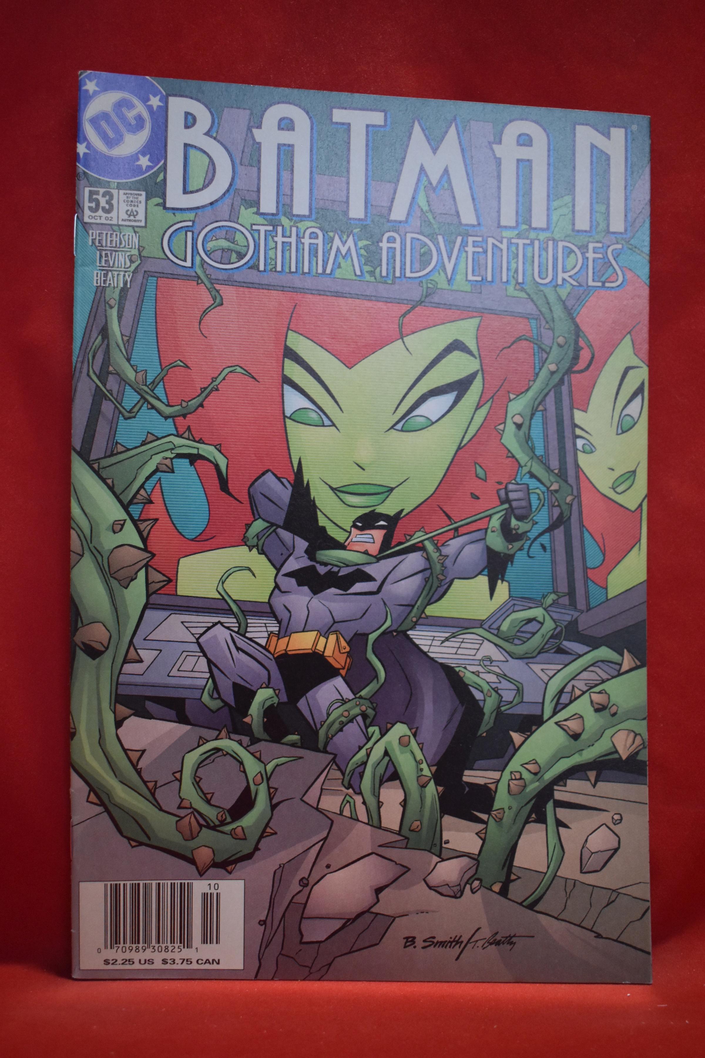 BATMAN: GOTHAM ADVENTURES #53 | KEY BOB SMITH POISON IVY COVER ART | *RARE NEWSSTAND*