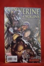 WOLVERINE ORIGINS #25 | FIRST BATTLE OF DAKEN VS DEADPOOL, PARTIAL REPRINT OF NM98