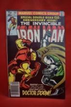 IRON MAN #150 | KEY BATTLE OF IRON MAN VS DR DOOM, ICONIC ROMITA JR - NICE NEWSSTAND!