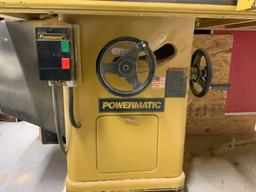 Powermatic Accu-Fence, Commercial grade top saw, single phase, 5 horse power