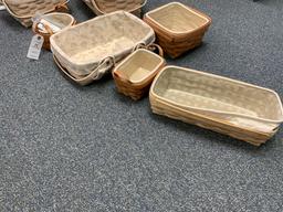 7 longaberger baskets