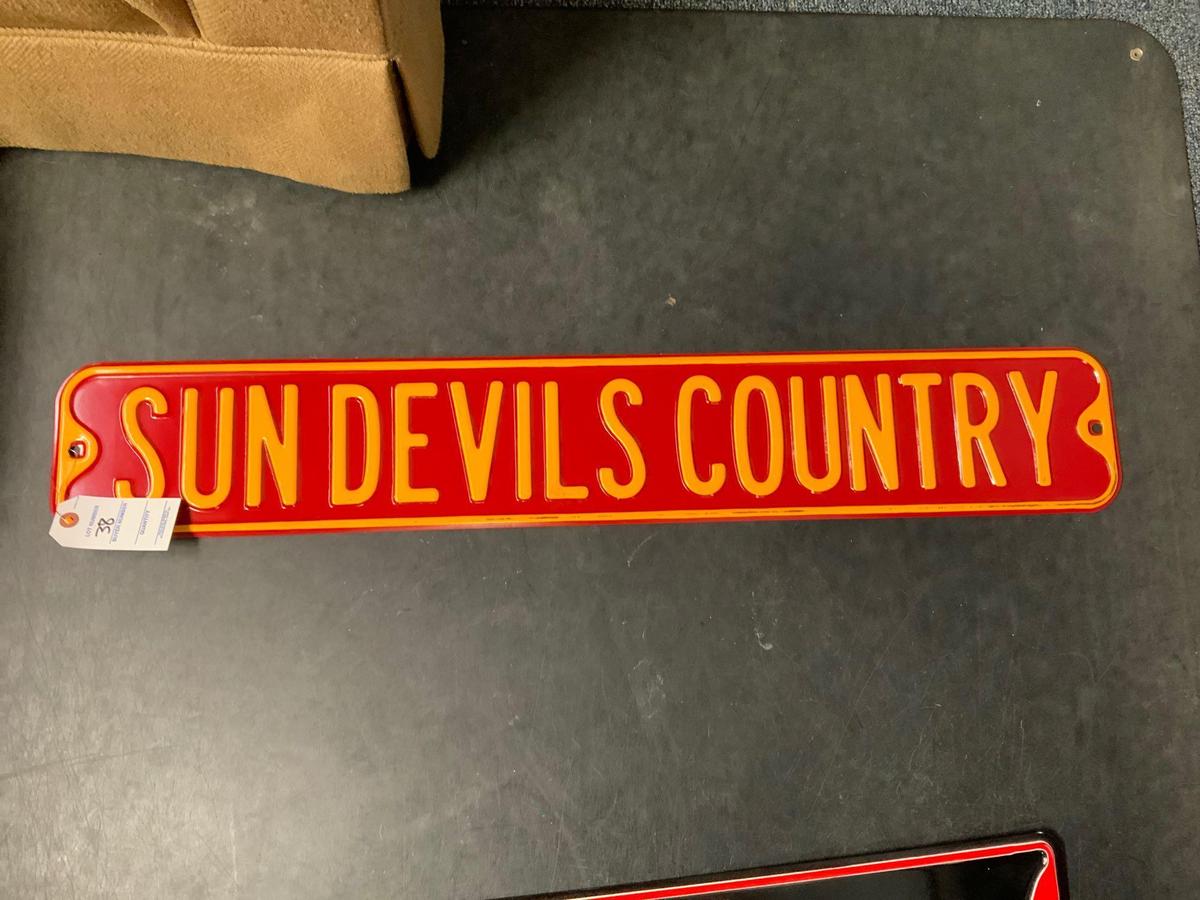 SunDevils Country metal sign