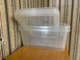 2 misc. storage boxes with lids Pickup will be on Monday 3/29 from 1-6 pm at 1324 S. 119th Street.