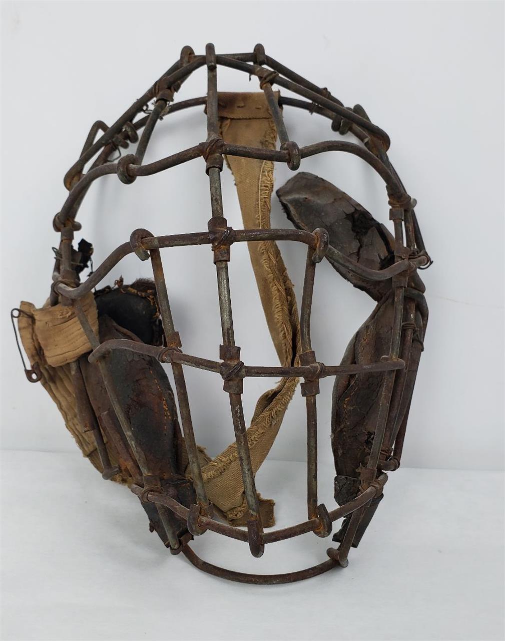 Antique Spiderman Baseball Catchers Mask