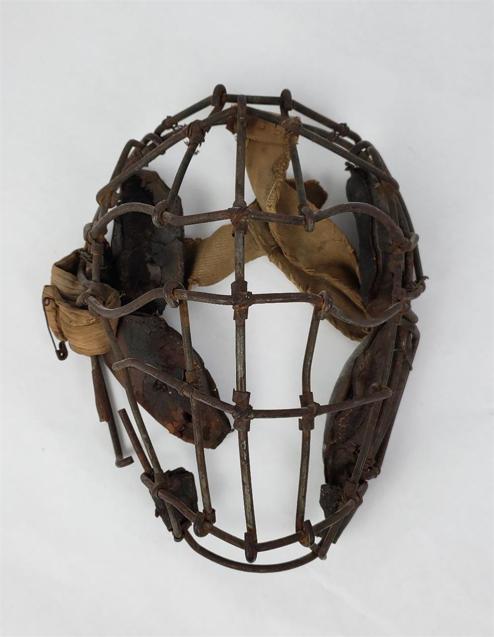 Antique Spiderman Baseball Catchers Mask