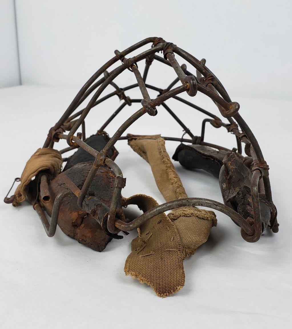 Antique Spiderman Baseball Catchers Mask