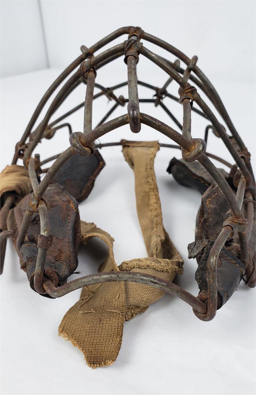 Antique Spiderman Baseball Catchers Mask