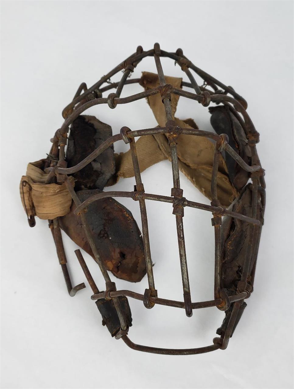 Antique Spiderman Baseball Catchers Mask