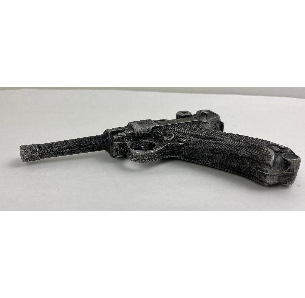 Cast Aluminum Luger Training Pistol Toy