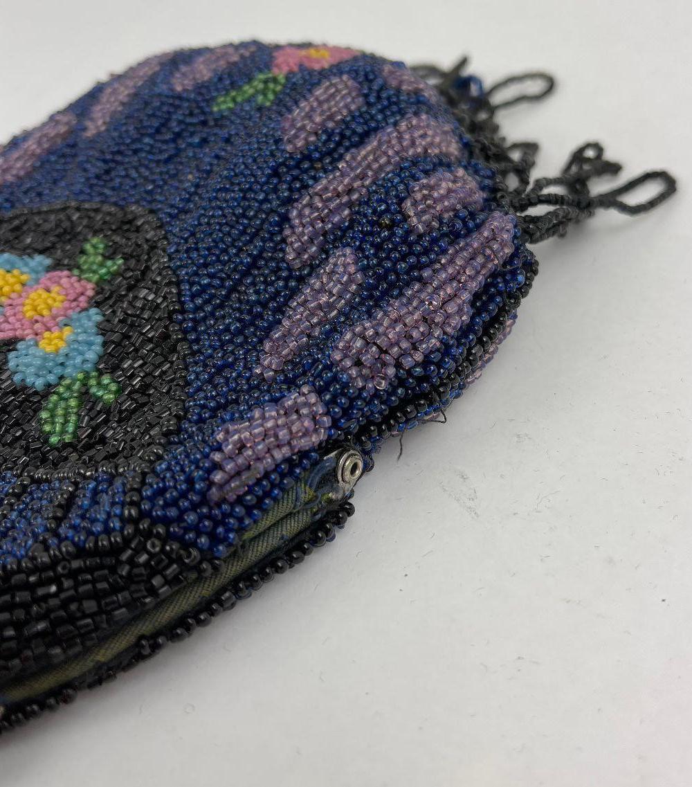 Antique Art Deco Beaded Flapper Purse