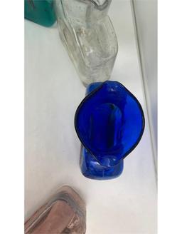 Lot Of 4 Blenko Glass Water Bottles